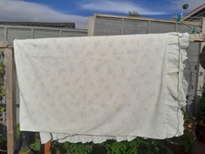 Vintage Dorma Duvet Cover Double Frilled Edge Country Meadow Floral/Butterflies