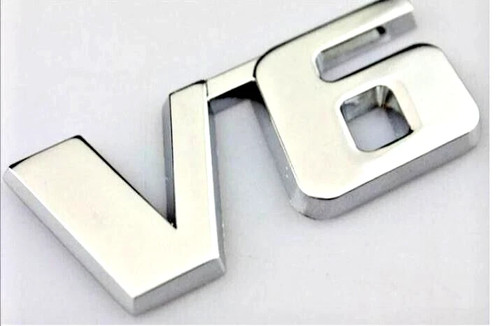 Emblem signs chrome logo - chrome, 3d