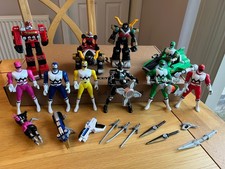 Power Rangers Lost Galaxy  8 figs Bundle Full team 2xMegazords Special weapons
