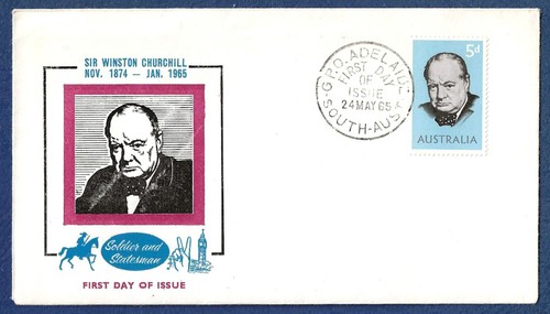 1965 australia fdc sir winston - 1965,