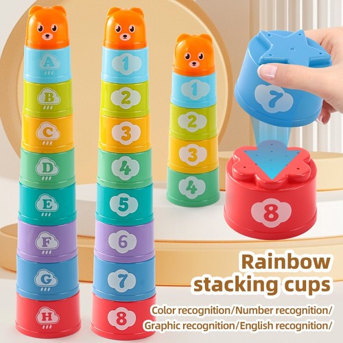Kids stacking cups - kids,
