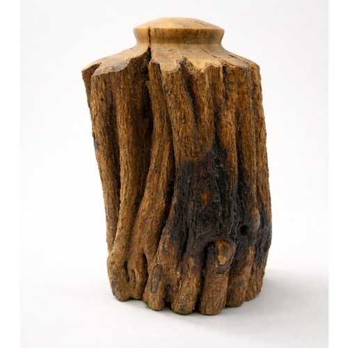Hand turned wooden bud vase - hand,