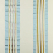 Indus Stripe  Fabric  Azure