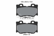 REAR BRAKE PAD SET DISC BRAKE