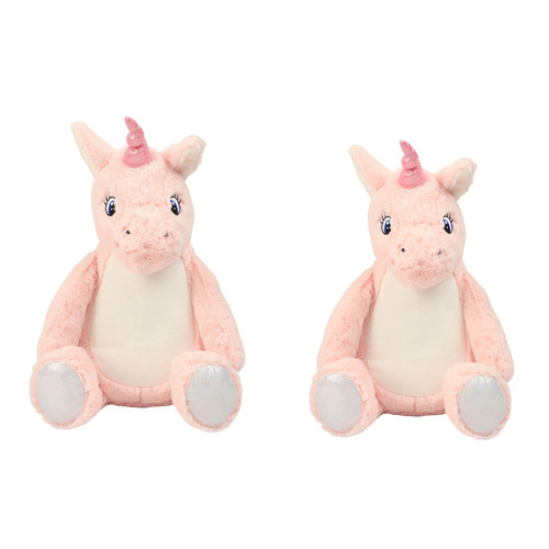 Pink unicorn soft plush - pink,