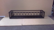 WINDOW BOX FRAME METAL / WROUGHT IRON  WALL FIX / PLANTER /PLANT POT RETAINER