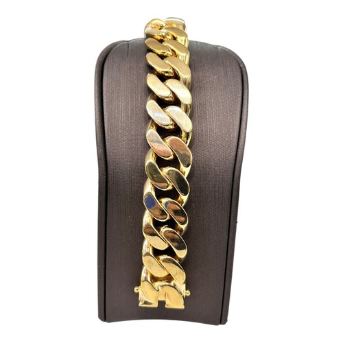 9ct yellow gold curb cuban - 9ct,