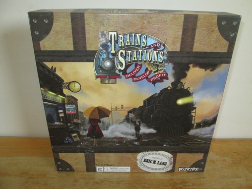 Trains and stations - and, board