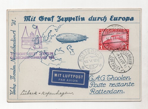 Germany 1931 graf - germany, zeppelin