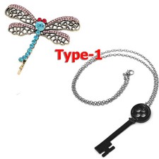 Coraline Key Pendant Necklace