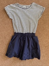 Next Girls Striped Culottes To Fit Age 9 Years
