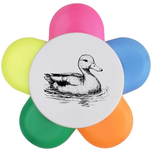 Swimming duck flower shape - 'swimming, duck'