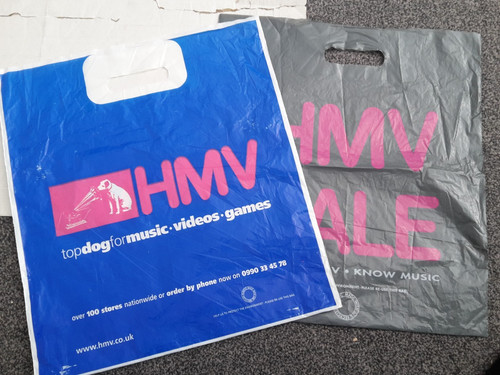 Hmv music shop carrier - x,