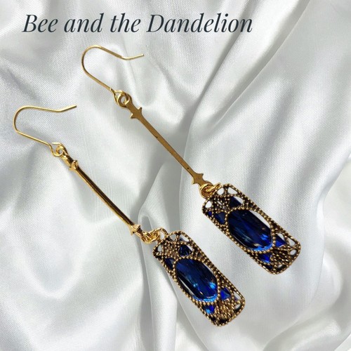 Vintage style long blue - style,