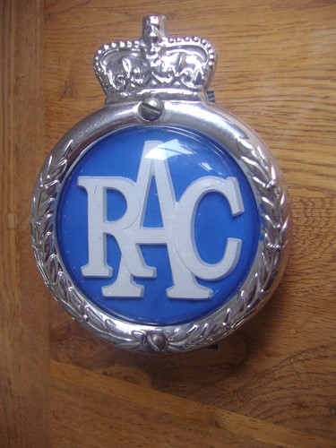 Rac vintage motoring badge - rac,