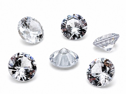 Glass diamonds wedding table - diamonds,,