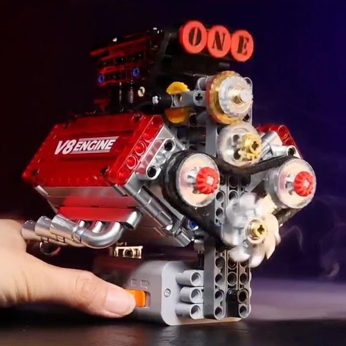 478pcs engine technical - engine,