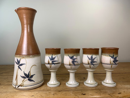 Studio pottery carafe - studio,