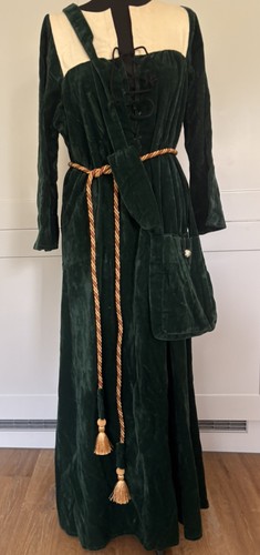 Green velvet medieval - velvet,