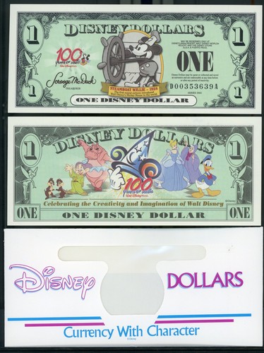 Disney dollar steamboat - dollar,