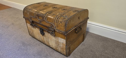 Antique overland dome box all - overland,