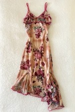 Zone Bleue Floral Mesh Dress XS