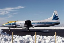 INTER CANADA, Convair 580, C-GNMO, at Atlantic City, in 1988, aircraft slide