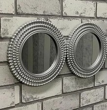 2 Silver Moroccan Art Plastic