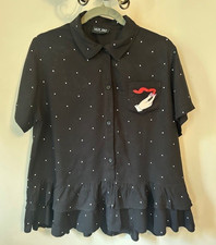 Lazy Oaf Black & White Spotty