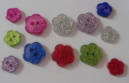 Pack glitter flower - of,