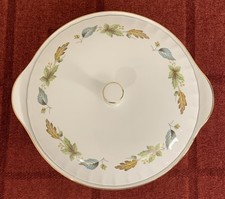 Ridgway Sherwood White Mist Serving Bowl / Tureen App 26cm X 23.5 X 12cm Tall