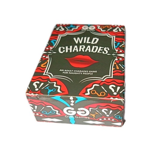 Wild charades adult game - charades, card