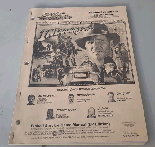 Stern indiana jones pinball - indiana,