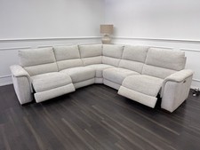 DFS Arwen Light Grey Fabric Corner Sofa Power Recliner 3/CNR/3