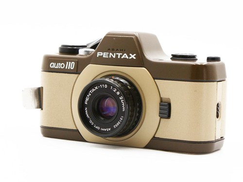 Pentax auto 110 maroon safari - pentax,