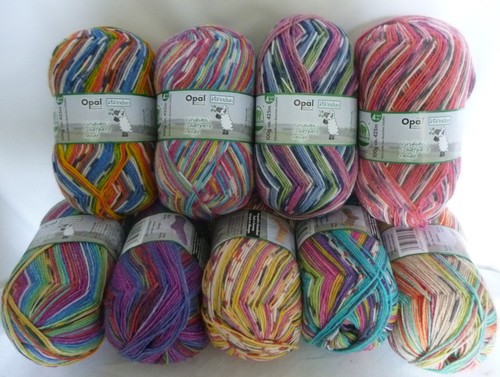 Opal ply sock - opal, ~