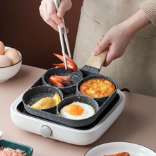 Frying Pan 4 Hole Egg Omelet