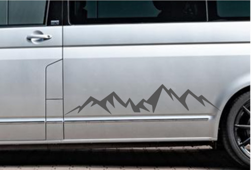 Mountain alm car sticker - mountain/alm,