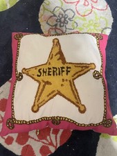 Embroidered sheriff star Toy
