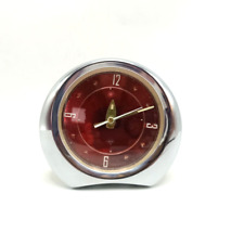 VINTAGE DIAMOND CHINESE MECHANICAL ALARM CLOCK. CHROME & ENAMEL. NEEDS ATTENTION