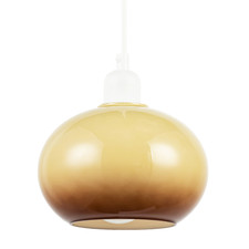 Gradient amber glass globe - gradient,