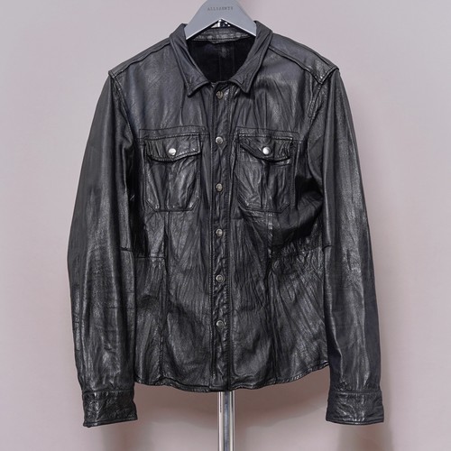 All saints leather shirt - all,
