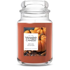 Yankee Candle Autumn Wreath, Fall Scented Candle, 22oz Large Jar with up to 150