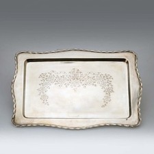 Antique Tray 925 Silver