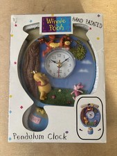 Winnie The Pooh Hand Painted Pendulum Clock