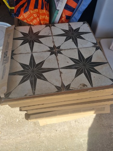 Heritage star pattern tiles - pattern,