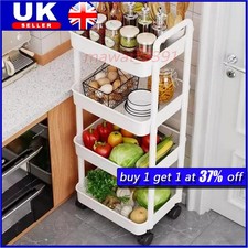 4 Tier Storage Trolley Cart on