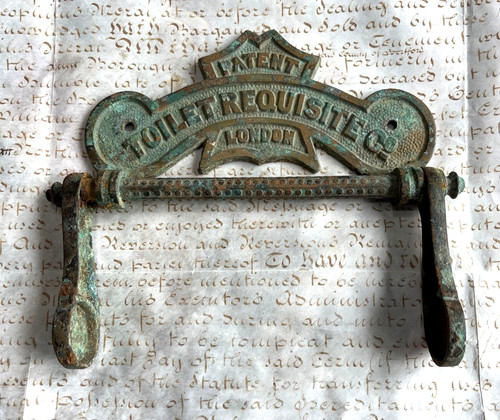 Antique salvaged brass - antique, patent