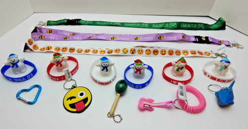Assorted keychains emoji s - keychains, emoji's