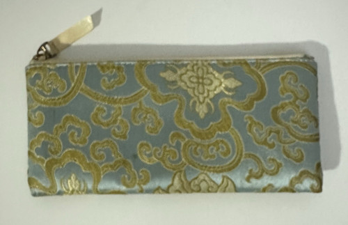 Blue gold floral - blue, cosmetic